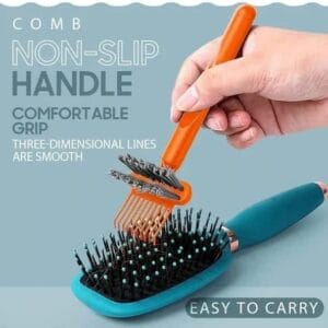 2 In 1 Hair Comb Cleaner | Hair Brush Remover Rake | Hair Dust Removing Tool For Home And Salon (random Color)