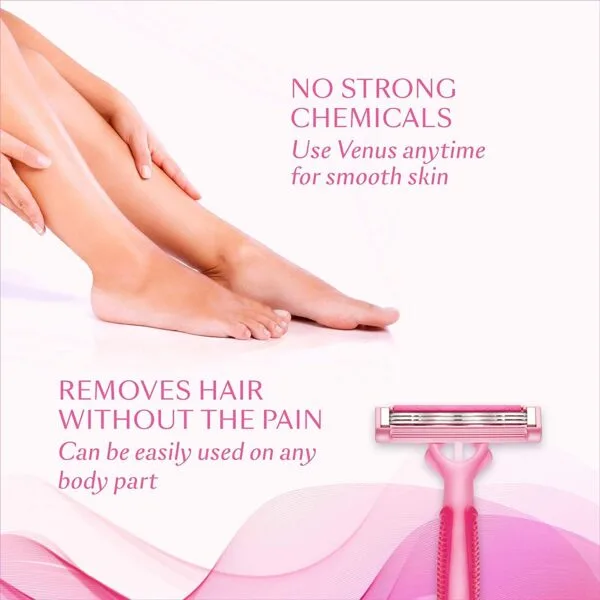 2 Pcs Set Tinkle Body Hair Remover Razor for Women – Safe, Sharp, Rust-Free, Ideal for Sensitive Areas - Image 2
