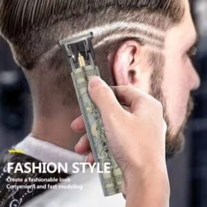 Vintage T9 Professional Hair Trimmer & Clipper for Men – Precision T-Blades, Rechargeable, Quiet Motor, Beard & Head Hair Grooming