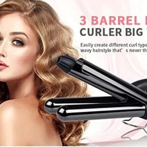 Babyverse Professional Couture Hair Pro 3 Ceramic Wave Styler – Beach Waves, Adjustable Temperature, Perfect for Long & Thick Hair