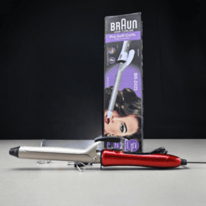 Braun Hair Curler Pro Soft Curls – Ceramic Coating, 25mm Barrel, Rapid Heating, 200°C, Energy-Efficient, Model BR-2425