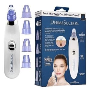 Derma Suction Blackheads Remover 3 In 1 Black Head Remover Machine-acne Pimple Pore Cleaner Vacuum Suction Tool