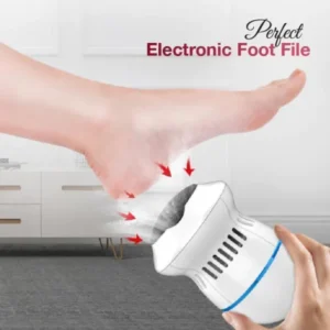 Foot Grinder Callus Remover – Rechargeable Electric Pedicure Machine with Vacuum Cleaner, 2000 RPM, Portable Foot Scrubber Tool for Dead Skin & Callus Removal