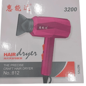 Hair Dryer The Precise Craft No:812 (3200) – Ceramic Ionic, EHD+ Technology, Eco-Friendly Design