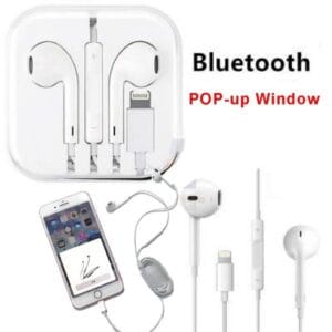 Handsfree For Iphone – Lightning Jack Handsfree – Wired Pop Up Window Bluetooth Earphone For Apple