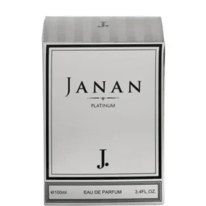 Junaid Jamshed Janan Platinum Eau De Perfume for Men – 100ml, Citrusy & Spicy Fragrance, Long-Lasting Freshness