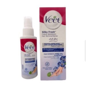 Veet Silk Fresh Hair Removal Spray for Sensitive Skin – Quick & Gentle Hair Removal Solution