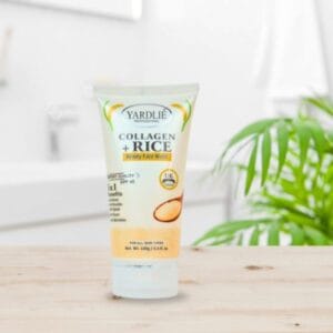 Yardlie Professional Collagen + Rice Beauty Face Wash 120ml – Anti-Acne, Anti-Wrinkle, Anti-Scar, UK Imported