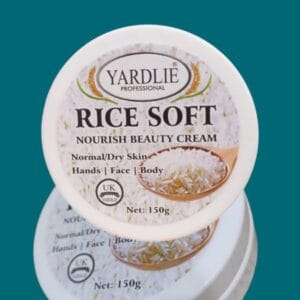 Yardlie Professional Rice Soft Nourish Beauty Cream 150g – Moisturizing, Regenerating Cream for Dry & Normal Skin, Hands, Face & Body