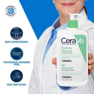 CeraVe Foaming Facial Cleanser – 237ml | Deep Cleansing for Oily & All Skin Types