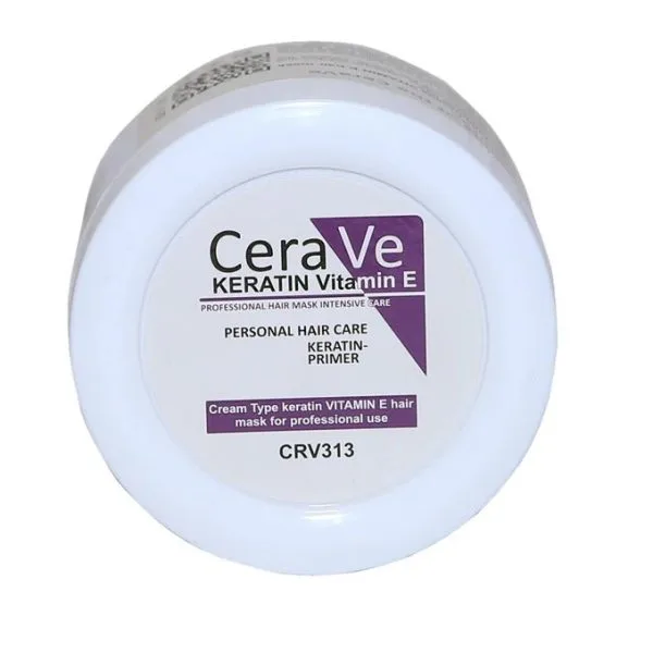 Cera Ve Keratin Vitamin E Repair Therapy E02 Hair Mask – 500ml | Deep Hair Repair Solution - Image 5