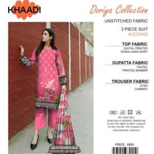 Khaadi Doriya Lawn Collection AJC22402 | 3Pcs Unstitched Fabric
