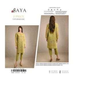 Saya 2pcs Unstitch Khaddar Collection Shirt & Trouser (01c)