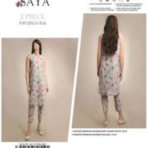 Saya 2pcs Unstitch Khaddar Collection Shirt & Trouser (35a)