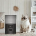 NPET 4L Automatic smart pet feeder for cats dogs multiple pets with stainless steel bowl Customize healthy food 1-9 portions - Image 3