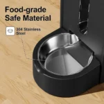 Automatic Gravity Pet Feeder, 1.8 Gallons*2 Dog Feeder and Water Dispenser Set, Feeder and Stainless Steel Water Dispenser - Image 5