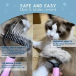 New Dog Brush Pet Dog Hair Remover Cat Comb Grooming And Care Brush For Matted Long Hair and Short Hair Curly Dog Supplies Pet - Image 5