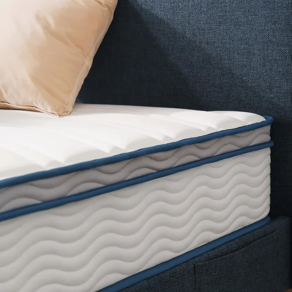 6/8/10/12 Inch Spring Sensation Hybrid Mattress [New Version], Full, Fiberglass Free, Medium Firmness, Durable Support - Image 6