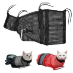Cat Bathing Grooming Shower Bag Adjustable Cat Restraint Bag Anti Scratching For Bathing Nail Trimming Ears Clean Cat Supplies - Image 2