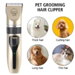For Rabbit Dog Cat Puppy Grooming Clipper Cutter Pet Supplies Pet Hair Clipper Electric Scissors Haircut Trimmer Shaver Set - Image 6