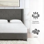 Twin Size Mattress Gel Memory Foam Bed Mattress in a Box Medium Firm and Good Support Removable and Washable Design Breathable F - Image 5