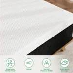 10 Inch Innerspring Hybrid Mattress in a Box, Memory Foam for Back Pain Relief, Medium Firm with Motion Isolation Technology - Image 2
