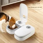 Dog Feeder Cat Automatic Feeding Water Bowl with Timer Pet Food Storage Dispenser Container Pets Puppy Kitten Accessories