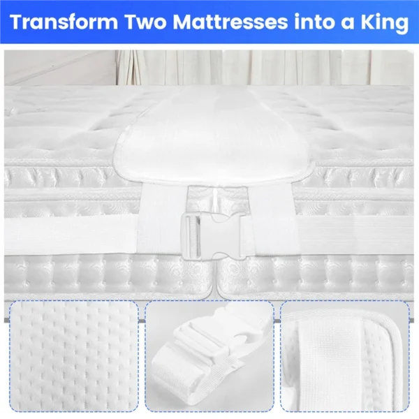 MCGS-8’’ Mattress Space Filler For Twin Bed Mattress Bed Bridge Twin To King-Bed Seamless Comfort Bed Gaps Filler Bed Accessorie