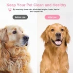New Dog Brush Pet Dog Hair Remover Cat Comb Grooming And Care Brush For Matted Long Hair and Short Hair Curly Dog Supplies Pet - Image 3