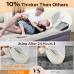 Queen Air Mattress with Built in Pump, Inflatable Blow up Mattress, 18" Raised Colchones Inflables Air Bed for Guests & Home, Id - Image 5