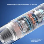 Pet Grooming and Suction Machine Cat Hair Cleaning Adsorber Fully Automatic Vacuum Cleaner Carpet Bed Hair Removal Products - Image 2
