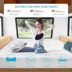 Hcore 8/10 inch Queen Size Mattress, RV Mattress with Tencel Cover,Small Queen/King Size for Camper/Truck/Trailer. - Image 4