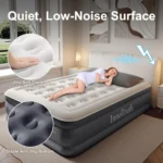 Queen Air Mattress with Built in Pump, Inflatable Blow up Mattress, 18" Raised Colchones Inflables Air Bed for Guests & Home, Id - Image 2