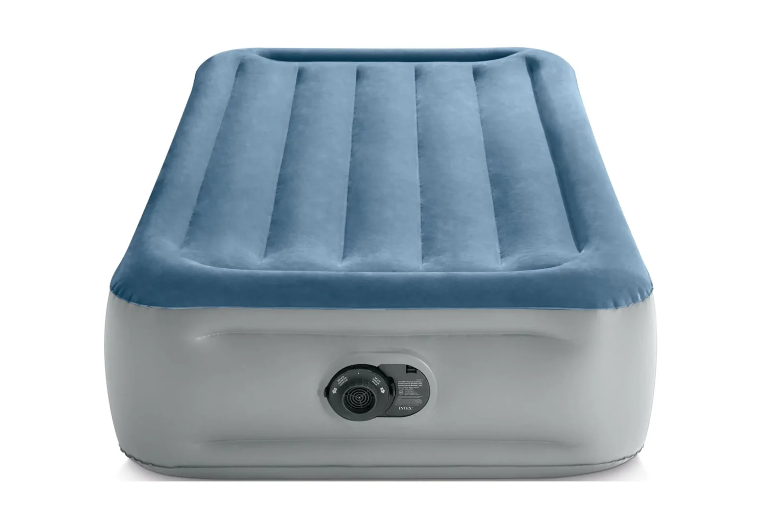 Intex 15" Twin Essential Rest Dura-Beam Airbed Mattress with Built-in Pump - Image 1
