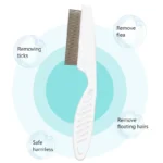 Professional Flea Comb for Dogs and Cats, Effective Grooming Tool for Removing Fleas and Ticks - Image 3