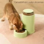 Cat and dog automatic feeders and water dispensers with large capacity and gravity food storage containers - Image 2