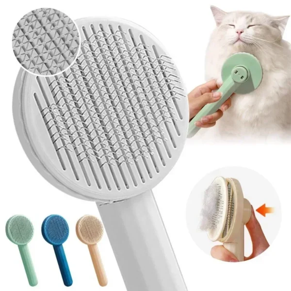 Cat Brush Pet Grooming Brush for Cats Remove Hairs Pet Cat Hair Remover Pets Hair Removal Comb Puppy Kitten Grooming Accessories