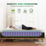 10 Inch Innerspring Hybrid Mattress in a Box, Memory Foam for Back Pain Relief, Medium Firm with Motion Isolation Technology - Image 5