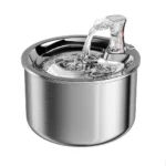 2L Smart Cat Water Fountain Automatic Filter Water Dispenser Feeder Motion Sensor Pet Drinking Fountain 304 Stainless Steel - Image 5