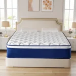 Queen Size 12 Inch Mattress in a Box Gel Memory Foam Pocket Springs Medium Firm for Back Support Fiberglass-Free CertiPUR-US Cer