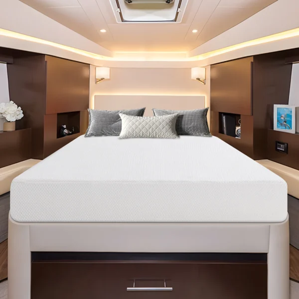 Hcore Extra Firm Memory Foam Mattress 8/10inch Queen Size Mattress with Tencel Cover Firm Mattress for Back Pain
