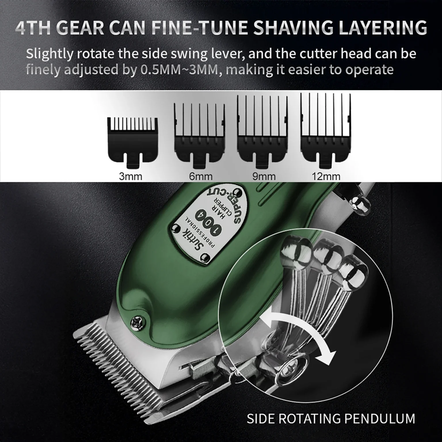 Professional Dog Hair Clipper All Metal Rechargeable Pet Trimmer Cat Shaver Cutting Machine Puppy Grooming Haircut Low Noice - Image 4