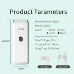 Pet Grooming Kittens And Puppies Mute Electric Push Clippers Electric Waterproof Professional Shaving - Image 4
