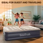 Queen Air Mattress with Built in Pump, Inflatable Blow up Mattress, 18" Raised Colchones Inflables Air Bed for Guests & Home, Id - Image 6