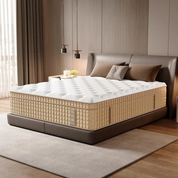 BedStory 12'' Twin/Queen Size Mattress, Hybrid Mattress with Gel Memory Foam & Pocket Springs, Odor-free, Manufactured in USA