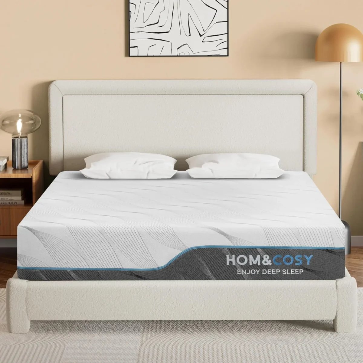 Hcore Queen Size Mattress, 8/10 Inch Medium Firm - Extra Firm Dual Sides Flippable Mattress for Back Pain Relief - Image 1