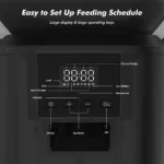 Furpipi Automatic Cat Feeders with Key Contol SUS ABS 8L Large Capacity Pet Smart Feeder Automatic Cat Dog Food Dispenser - Image 3
