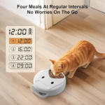Automatic Pet Feeder Smart Cat Food Dispenser for Wet Food and Dry Food, Cat Automatic Feeder ，Ice box sold separately - Image 3