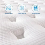 12/14 Inch HybridFullKingQueen Mattress in a Box, Gel Memory Foam Mattress, Individually Wrapped Pocket Coils Innerspring Mattre - Image 3