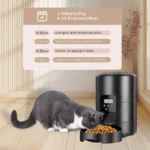 2L Pet Feeder Timing Smart Automatic Dog Pet Feeder for Cats Dog Button Intelligent Dry Food Dispenser Dog Bowl - Image 2